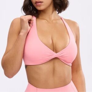 BuffBunny sports bra small glow guava